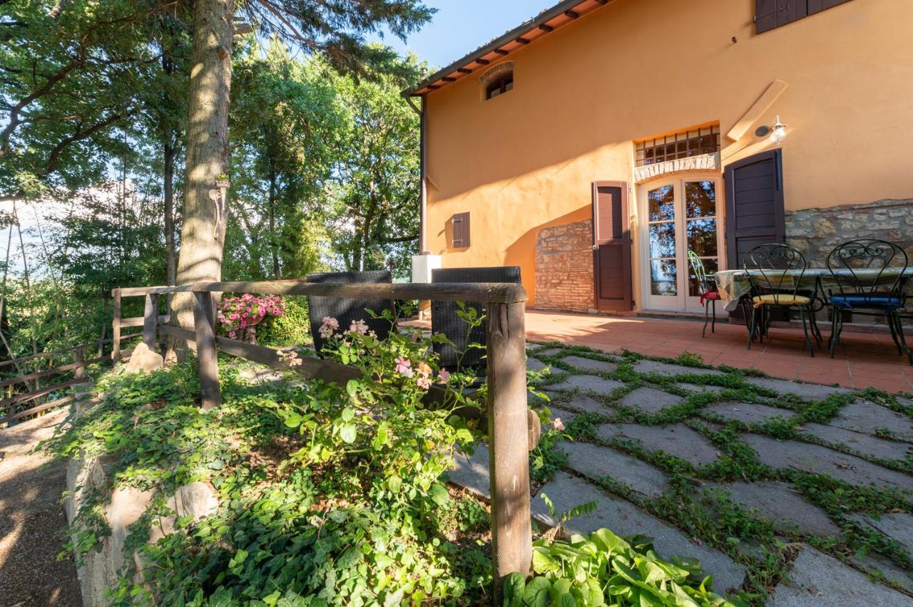 Il Leccio - Casa Toscana Il Fienile ガンバッシ・テルメ エクステリア 写真